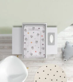 Winkel Voor Babyverzorgingsproducten -Winkel Voor Babyverzorgingsproducten Albero Mio Animal en Love Hippo Aankleedkussen A001 1