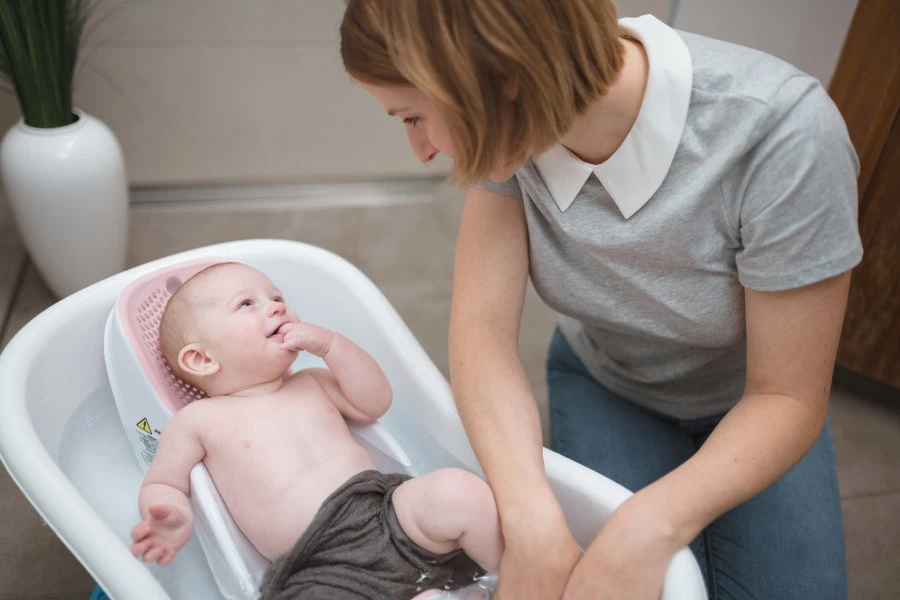 Angelcare Fit Roze Badzitje AC-ST02-PK 6 Angelcare Fit Roze Badzitje AC-ST02-PK - Afbeelding 5