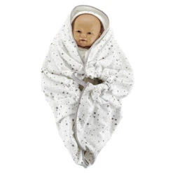 Babyjem Wit/Grijs Wikkeldeken 1116431 -Winkel Voor Babyverzorgingsproducten Babyjem Wit Grijs Wikkeldeken 1116431 2