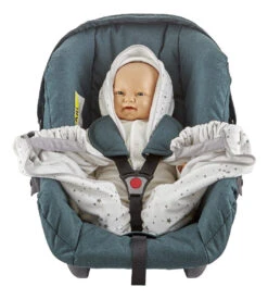 Babyjem Wit/Grijs Wikkeldeken 1116431 -Winkel Voor Babyverzorgingsproducten Babyjem Wit Grijs Wikkeldeken 1116431 3