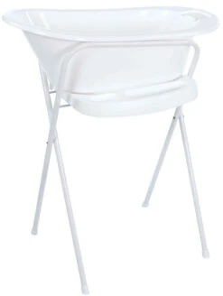 Bébé-jou Bebe-Jou Wit Click Baby Badje 425601 -Winkel Voor Babyverzorgingsproducten Bebe Jou Badstandaard Click Wit Met Uni Wit Badje14774778885810860051e0b