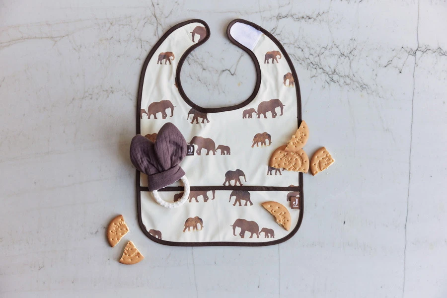 Jollein Savannah 2-pack Waterproof Slabber 029-864-66029 5 Jollein Savannah 2-pack Waterproof Slabber 029-864-66029 - Afbeelding 3