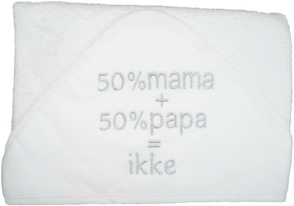 Petit Villain 50% Mama + 50% Papa = Ikke Wit Badcape 3 Petit Villain 50% Mama + 50% Papa = Ikke Wit Badcape