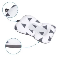 Sevibaby Cozy Triangle Grey Baby Badkussen 69-141 -Winkel Voor Babyverzorgingsproducten Sevibaby Cozy Triangle Grey Baby Badkussen 69 141 5