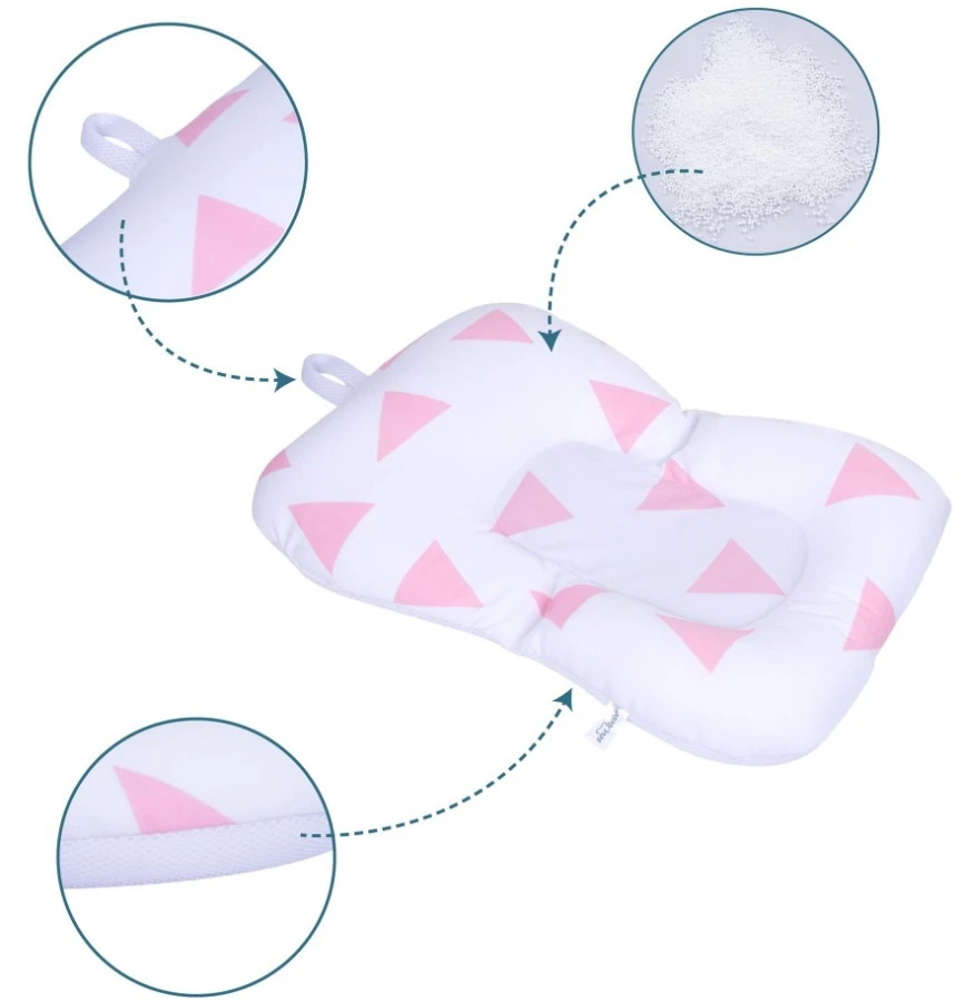 Sevibaby Cozy Triangle Pink Baby Badkussen 69-101 7 Sevibaby Cozy Triangle Pink Baby Badkussen 69-101 - Afbeelding 5