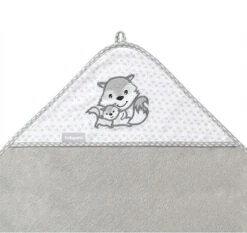 Winkel Voor Babyverzorgingsproducten -Winkel Voor Babyverzorgingsproducten baby ono bamboo grijs vosjes 76x76 cm badcape 34503