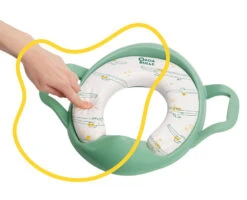 Badabulle Groen Toiletverkleiner Met Handgrepen B027008 -Winkel Voor Babyverzorgingsproducten badabulle groen toiletverkleiner met handgrepen b027008 4 1920x1920