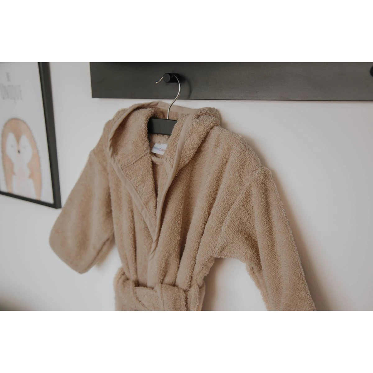 MamaLoes Badstof Nougat 0-1jr Badjas ML010301 10 MamaLoes Badstof Nougat 0-1jr Badjas ML010301 - Afbeelding 8