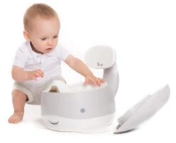 Bo Jungle Walvis Grijs Baby Potje B410410 -Winkel Voor Babyverzorgingsproducten bo jungle walvis grijs baby potje b410410