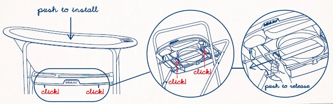 Bébé-jou Bebe-Jou Wit 98 Cm Click Badstandaard 220001 9 Bébé-jou Bebe-Jou Wit 98 Cm Click Badstandaard 220001 - Afbeelding 7