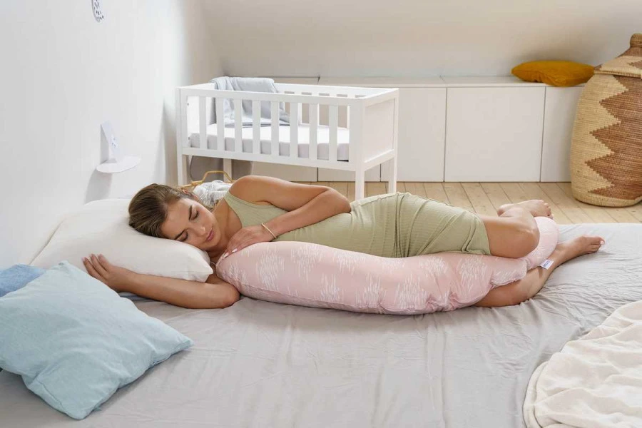 Doomoo Buddy Misty Pink Voedingskussenhoes BC B61 6 Doomoo Buddy Misty Pink Voedingskussenhoes BC B61 - Afbeelding 4