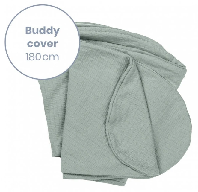 Doomoo Buddy Tetra Jersey Green Voedingskussenhoes BC B33 4 Doomoo Buddy Tetra Jersey Green Voedingskussenhoes BC B33 - Afbeelding 2