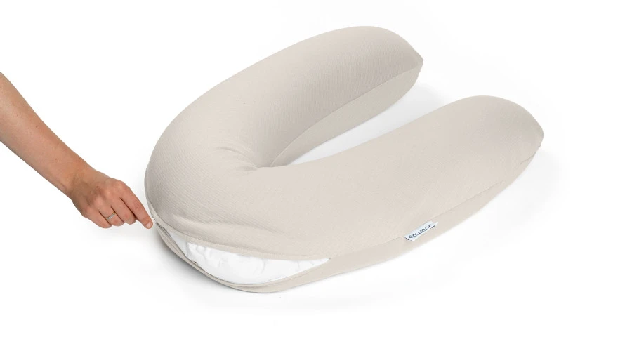 Doomoo Buddy Tetra Jersey Sand Voedingskussenhoes BC B83 4 Doomoo Buddy Tetra Jersey Sand Voedingskussenhoes BC B83 - Afbeelding 2