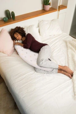 Doomoo Sleepy Flower Grey Zwangerschapskussen SL04 -Winkel Voor Babyverzorgingsproducten doomoo sleepy flower grey zwangerschapskussen sl04 1920x1920