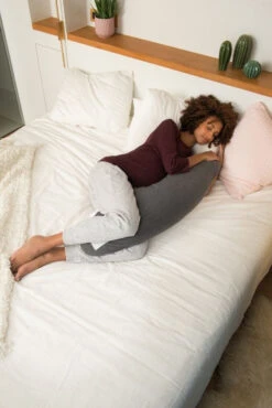 Doomoo Sleepy Flower Grey Zwangerschapskussen SL04 -Winkel Voor Babyverzorgingsproducten doomoo sleepy flower grey zwangerschapskussen sl04 1 1920x1920