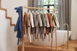 Jollein Stripe Terry Leaf Green 3-4jr Badjas 060-809-67001 -Winkel Voor Babyverzorgingsproducten jollein badjas 1 10