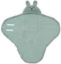 Jollein Bunny Ash Green Wikkeldeken 032-566-66018 -Winkel Voor Babyverzorgingsproducten jollein bunny ash green wikkeldeken 032 566 66018 2