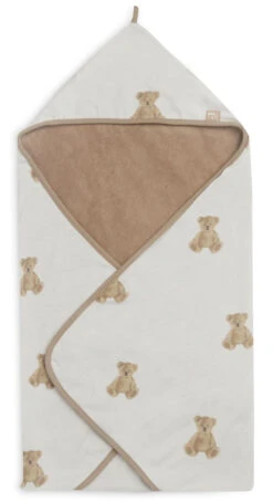 Jollein Teddy Bear 75 X 75 Cm Badcape 534-836-66095 -Winkel Voor Babyverzorgingsproducten jollein teddy bear 75 x 75 cm badcape 534 836 66095 3