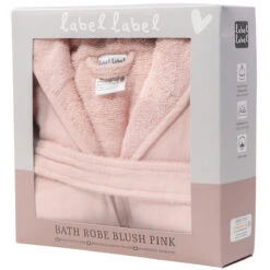 Label Label Blush Pink Badstof/Hydrofiel Badjas LLTT-934666 15 Label Label Blush Pink Badstof/Hydrofiel Badjas LLTT-934666 -Winkel Voor Babyverzorgingsproducten lltt 934666 bath robe blush pink 07