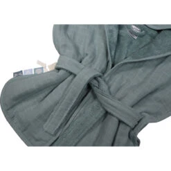 Label Label Silver Blue Badstof/Hydrofiel Badjas LLTT-934673 -Winkel Voor Babyverzorgingsproducten lltt 934673 bath robe silver blue 03