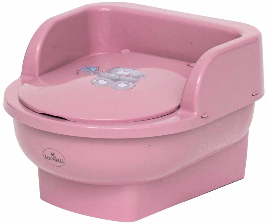 Lorelli Chamber Pot Throne Bear Dark Pink Potje 1013045-0241 3 Lorelli Chamber Pot Throne Bear Dark Pink Potje 1013045-0241