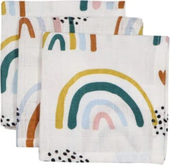 Blush & Blossom Rainbow Hydrofiel Starterset TR-BB4050 12 Blush & Blossom Rainbow Hydrofiel Starterset TR-BB4050 -Winkel Voor Babyverzorgingsproducten mamaloes blush blossom muslin baby starter pack rainbow 05