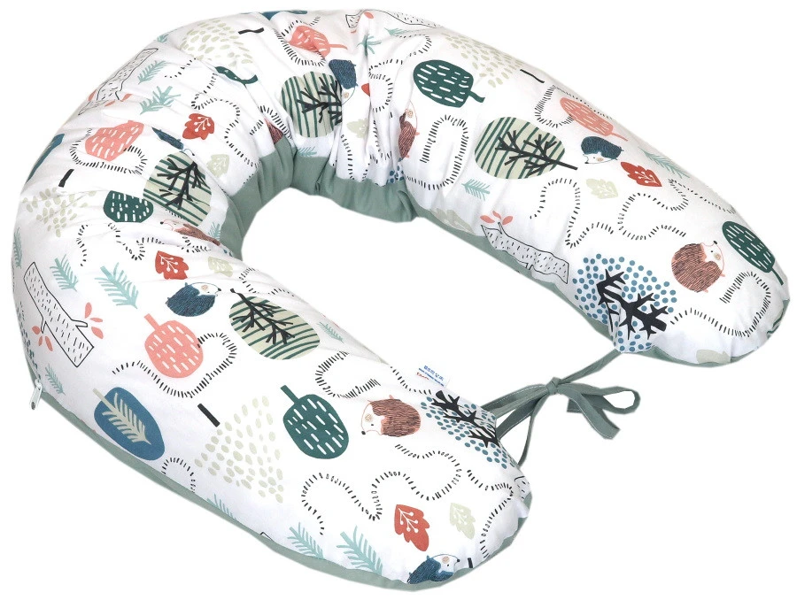 MamaLoes Amy Animal Forest Green Voedingskussen 81915 3 MamaLoes Amy Animal Forest Green Voedingskussen 81915