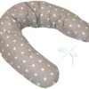 MamaLoes Amy Grijs Met Witte Sterren Voedingskussen 66780 -Winkel Voor Babyverzorgingsproducten mamaloes amy grijs met witte sterren voedingskussen 66780