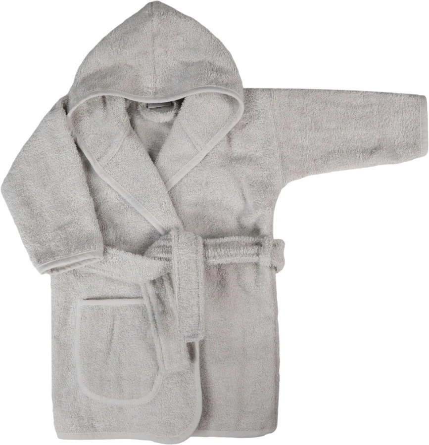 MamaLoes Badstof Light Grey 0-1jr Badjas ML5086 3 MamaLoes Badstof Light Grey 0-1jr Badjas ML5086