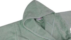 MamaLoes Badstof Stone Green 1-2jr Badjas ML5387 -Winkel Voor Babyverzorgingsproducten mamaloes badstof stone green 1 2jr badjas ml5387 04