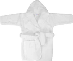 MamaLoes Badstof White 0-1jr Badjas ML5088 -Winkel Voor Babyverzorgingsproducten mamaloes badstof white 0 1jr badjas ml5088 01 1