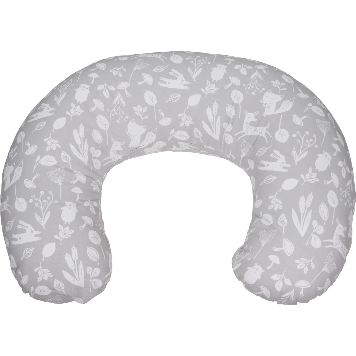 MamaLoes Botanical Animals Grijs Medium Voedingskussen ML020302 3 MamaLoes Botanical Animals Grijs Medium Voedingskussen ML020302