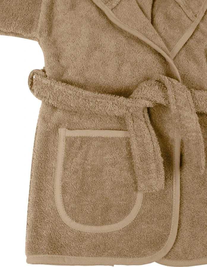 MamaLoes Badstof Nougat 1-2jr Badjas ML010302 6 MamaLoes Badstof Nougat 1-2jr Badjas ML010302 - Afbeelding 4