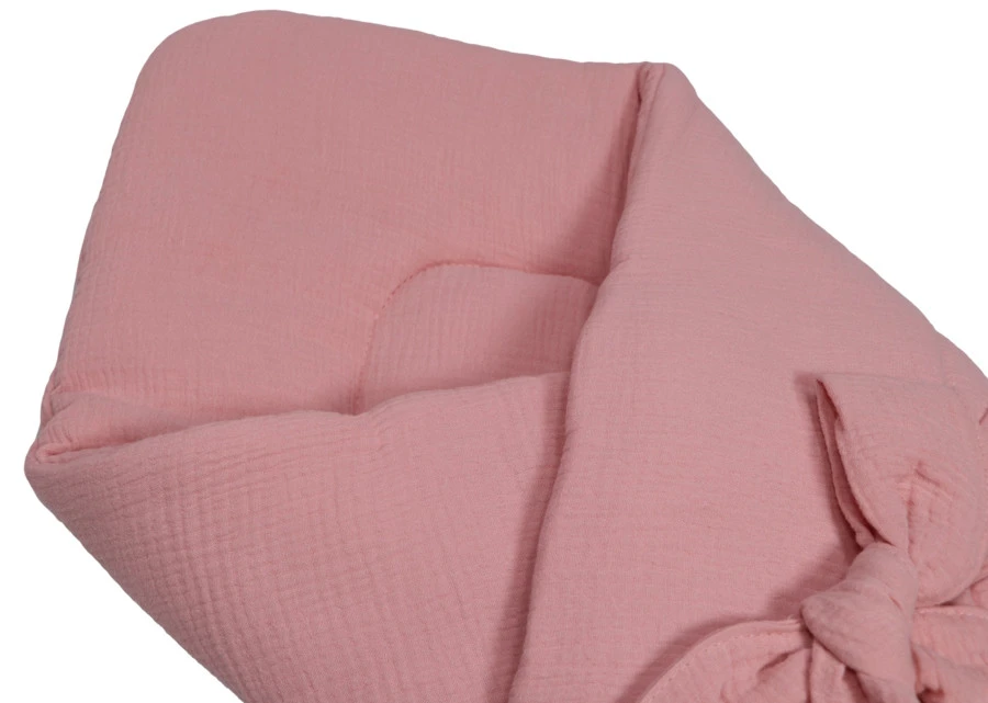 MamaLoes Soft Cotton Licht Roze Wikkeldeken ML020706 6 MamaLoes Soft Cotton Licht Roze Wikkeldeken ML020706 - Afbeelding 4
