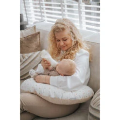 MamaLoes Paddenstoeltjes Medium Voedingskussen ML020304 -Winkel Voor Babyverzorgingsproducten mamaloes stippen medium voedingskussen ml020303 11 3