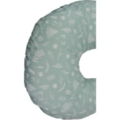 MamaLoes Botanical Animals Stone Green C-vorm Voedingskussen ML020411 -Winkel Voor Babyverzorgingsproducten ml020411 02