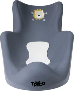 Tryco Lion Leo Anthracite Badset -Winkel Voor Babyverzorgingsproducten tr 412638 8720663930132 tryco anthracite lion lenny anti slip bath cradle 02 1