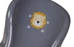 Tryco Lion Leo Anthracite Badset -Winkel Voor Babyverzorgingsproducten tr 412638 8720663930132 tryco anthracite lion lenny anti slip bath cradle 05 1