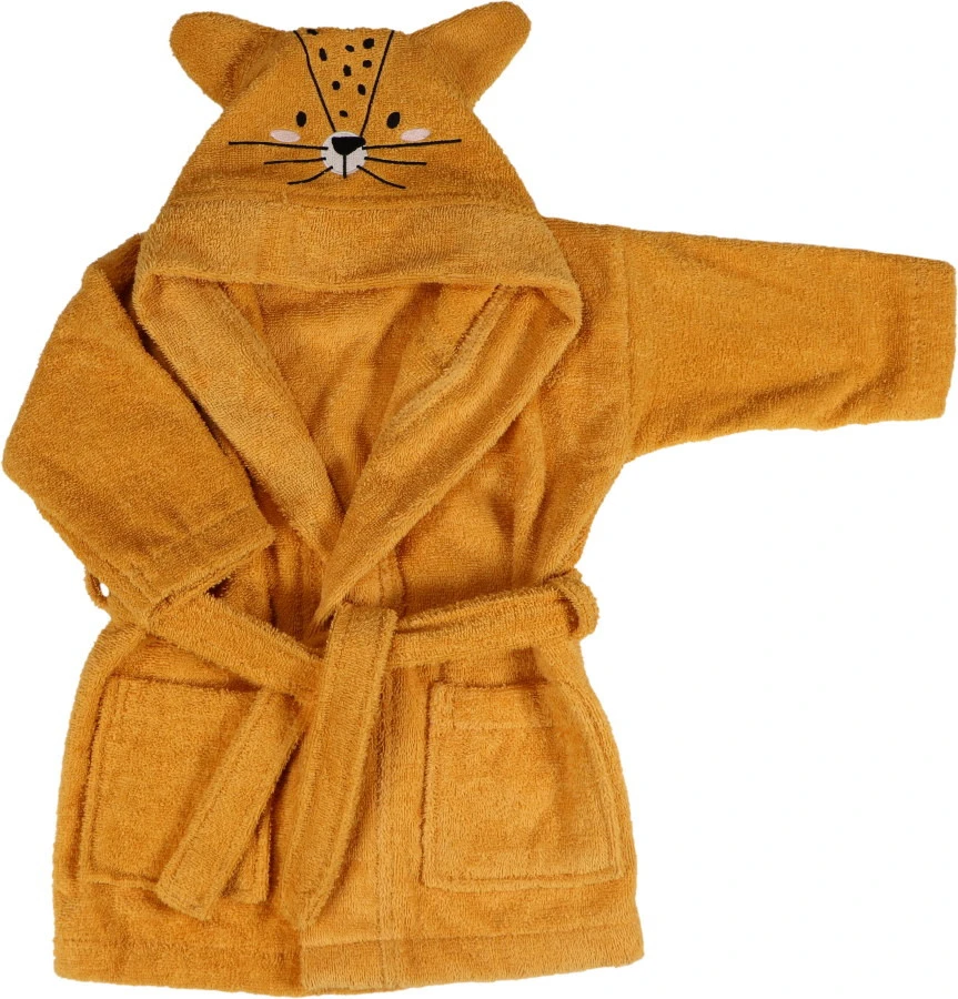 Blush & Blossom Leopard Lenny 1-2jr Badstof Badjas TR-BB4202 3 Blush & Blossom Leopard Lenny 1-2jr Badstof Badjas TR-BB4202